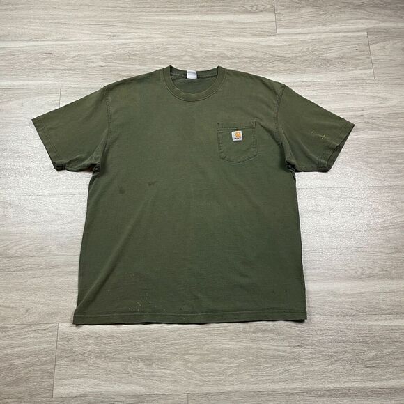 Vintage Carhartt Shirt Mens Extra Large Pocket 90s Workwear Casual - Picture 1 of 14